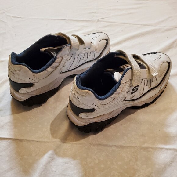 Sketchers White Velcro Fastening Athletic Sneakers Shoes - Size 16 main image 4